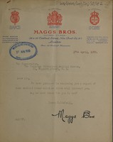 view Sales catalogue: Maggs Bros