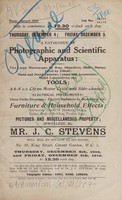 view Sales catalogue: Stevens