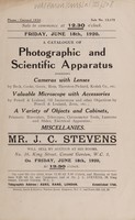 view Sales catalogue: Stevens