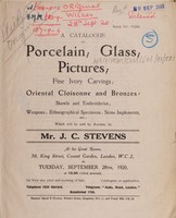 view Sales catalogue: Stevens