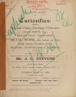 view Sales catalogue: Stevens