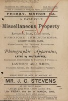 view Sales catalogue: Stevens