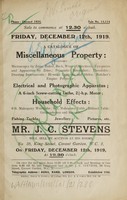 view Sales catalogue: Stevens