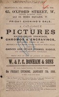 view Sales catalogue: Bonham & Sons