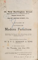 view Sales catalogue: Bonham & Sons