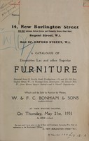 view Sales catalogue: Bonham & Sons