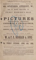 view Sales catalogue: Bonham & Sons