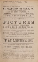 view Sales catalogue: Bonham & Sons