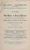 view Sales catalogue: Foster