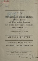 view Sales catalogue: Foster