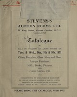 view Sales catalogue: Stevens