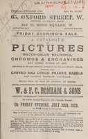 view Sales catalogue: Bonham & Sons