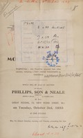 view Sales catalogue: Phillips, Son and Neale