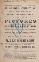 view Sales catalogue: Bonham & Sons