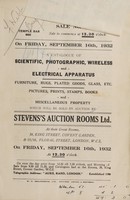 view Sales catalogue: Stevens