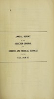 view Annual report on the Health and Medical Services of the State of Queensland for the years 1936-37.