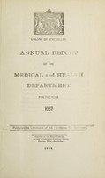 view Annual report of the Medical Department / Colony of Seychelles.