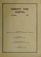 view Annual report : presented to the Darenth & Stone Hospital Management Committee : brochure / Darenth Park Hospital.