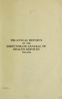 view Annual report of the Directorate General of Health Services / issued by the Central Bureau of Health Intelligence, Directorate General of Health Services, Ministry of Health, Government of India.