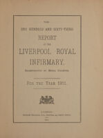 view Annual report, Liverpool Royal Infirmary.