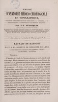 view Traité d'anatomie médico-chirurgicale et topographique ... / Par J.-E. Pétrequin ... Extrait du Raport fait à la Société de Médecine de Lyon par ... MM. Gensoul, Nichet et Brachet, rapporteur.