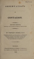 view Observations on contagion / [Whitley Stokes].