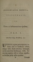 view Dissertatio medica, inauguralis, de utero et inflammatione ejusdem ... / Eruditorum examini subjicit Ludobicus Brotherson, Ex insula Sancti Christopheri.