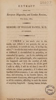 view Memoirs of William Hawes, M.D. of London / [William Hawes].