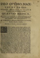 view Quaestio medica ... An praecipua, in pulmonibus, nutrientis succi praeparatio? / [Louis Pierre Félix René Le Thieullier].