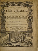 view Dissertatio medica inauguralis, de usu venarum / [Franciscus Klanke].