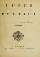 view Lusus poetici / [Anon].