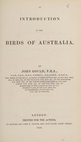 view An introduction to the birds of Australia / [John Gould].