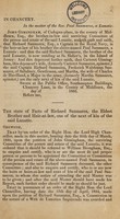 view [Proceedings connected with the case of two lunatic wards, Paul and Frederick Walsham Saumarez].