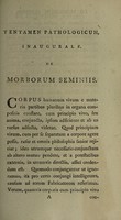 view Tentamen pathologicum inaugurale, de morborum seminiis ... / [Alexander M'Lenan].