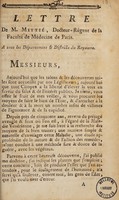 view Lettre ... Á tous les départemens et districts du royaume / [Jean-Stanislas Mittié].