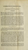 view Considerations on destructive fires, and the means of prevention in future / [George William Manby].