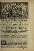 view Quaestio medica ... An morbo, colica Pictonum dicto, venae sectio in cubito? / [Pierre Louis Marie Maloet].