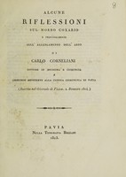 view Alcune riflessioni sul morbo coxario e principalmente sull'allungamento dell'arto / [Carlo Corneliani].