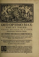 view Quaestio medica chirurgica ... An tumidis haemorroidibus [sic] hirudines? / [Jean François Clément Morand].