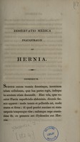 view Dissertatio medica inauguralis de hernia / [John O'Donnell].