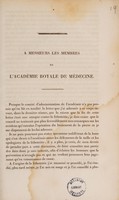 view [Letters on lithotomy and lithotrity] à Messieurs les membres de l'Académie royale de Médecine / [Joseph Souberbielle].