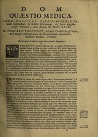 view Quaestio medica, an ab omni re cibaria vasa aenea prorsus ableganda? / [François Thiery].
