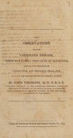 view Some observations on the varioloid disease, which has lately prevailed in Edinburgh, and on the identity of chicken-pox and modified small-pox, in a letter addressed to Dr. Duncan, junior / [John Thomson].