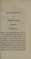 view Disputatio medica de ophthalmia / [John Argyll Robertson].