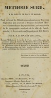 view Méthode sûre ... pour prévenir les maladies occasionnées par les eaux stagnantes ... et autres foyers de putréfaction, avec un précis de la topographie médicale de la ville de Castelnaudary et de ses environs / [M. Antoine D. Rouget].