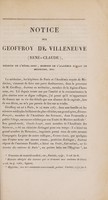 view Notice sur Geoffroy de Villeneuve (René Claude) / [François Victor Mérat de Vaumartoise].