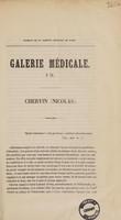 view Galerie médicale. No. XV, Chervin (Nicolas) / [J.-H. Reveillé-Parise].