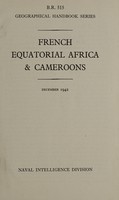 view French Equatorial Africa & Cameroons / [prepared ... under the direction of K. Mason].