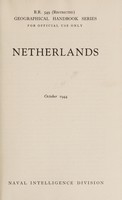 view Netherlands / by S.T. Bindoff [and others].