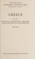 view Greece / by H.C. Darby [and others].